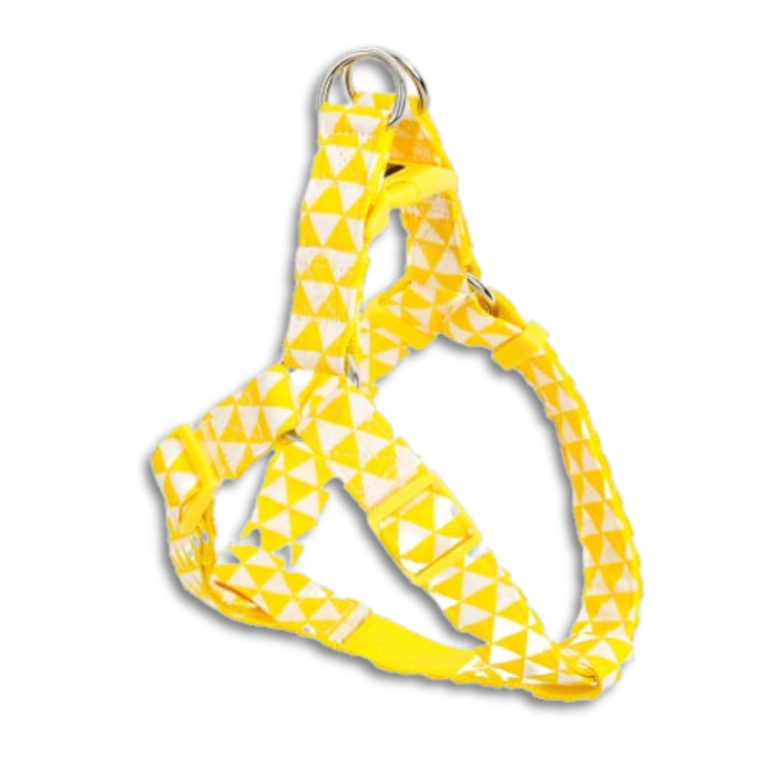 BarknBow Store Dog Harness, Easy Adjustable Comfortable Control & Lightweight Halter Harnesses for Dog Walking, Training, Running, Works for Small, Medium and Large Dogs - Yellow (Small) (B0C4LGJBG3) Amazon Price History, Amazon Price Tracker