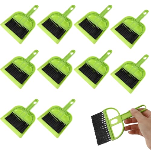 Beavorty Mini Broom and Dustpan Set for Desktop Cleaning -