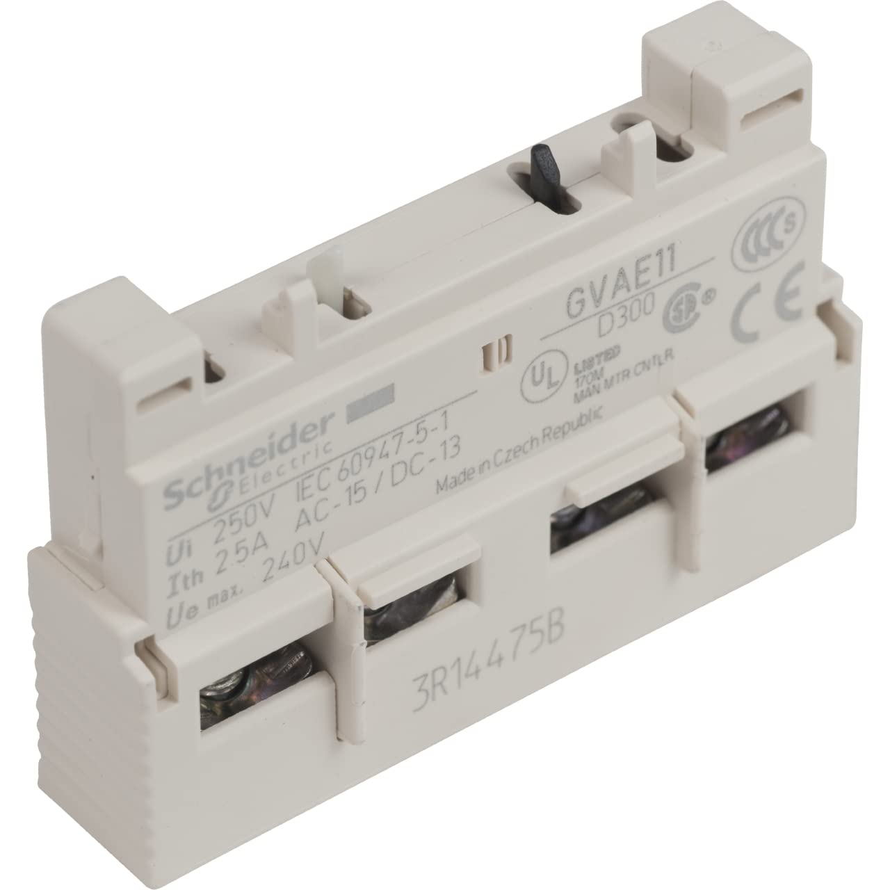 Schneider Electric Gvae11tq avant Inst auxiliaire Cont., avant Inst aux contacts No + NC en Lot