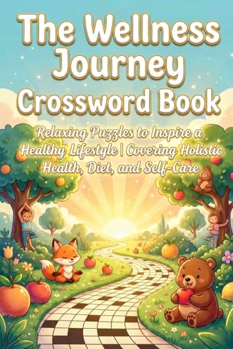 The Wellness Journey Crossword Book: Relaxing Puzzles to Inspire a Healthy Lifestyle | Covering Holistic Health, Diet, and Self-Care