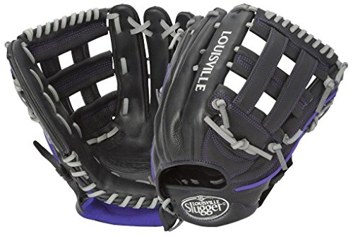 Louisville Slugger Xeno Softball Mitt, Right, Black, 12.5