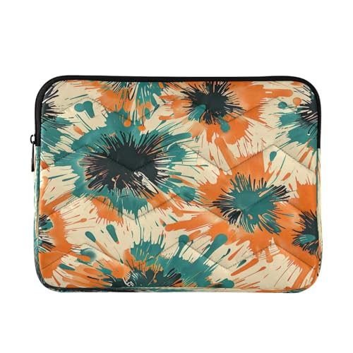 Funda para Laptop 13-14 Pulgadas Impermeable con Diseño Naranja