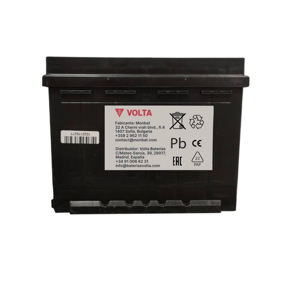 Bateria de Coche AGM 80Ah 800A Start-Stop Avanzado AGM - Borne +Dcha - Medidas Largo 315 x Ancho 175 x Alto 190 mm con 2 años de Garantía - Fabricación Europea.