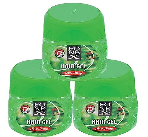 Foto von Fonex Ultra Strong Hair Gel 500 ml – Ultra Starkes Haargel ohne Alkohol – Maximaler Halt ohne Rückstände – Flexibles Styling für alle Haartypen