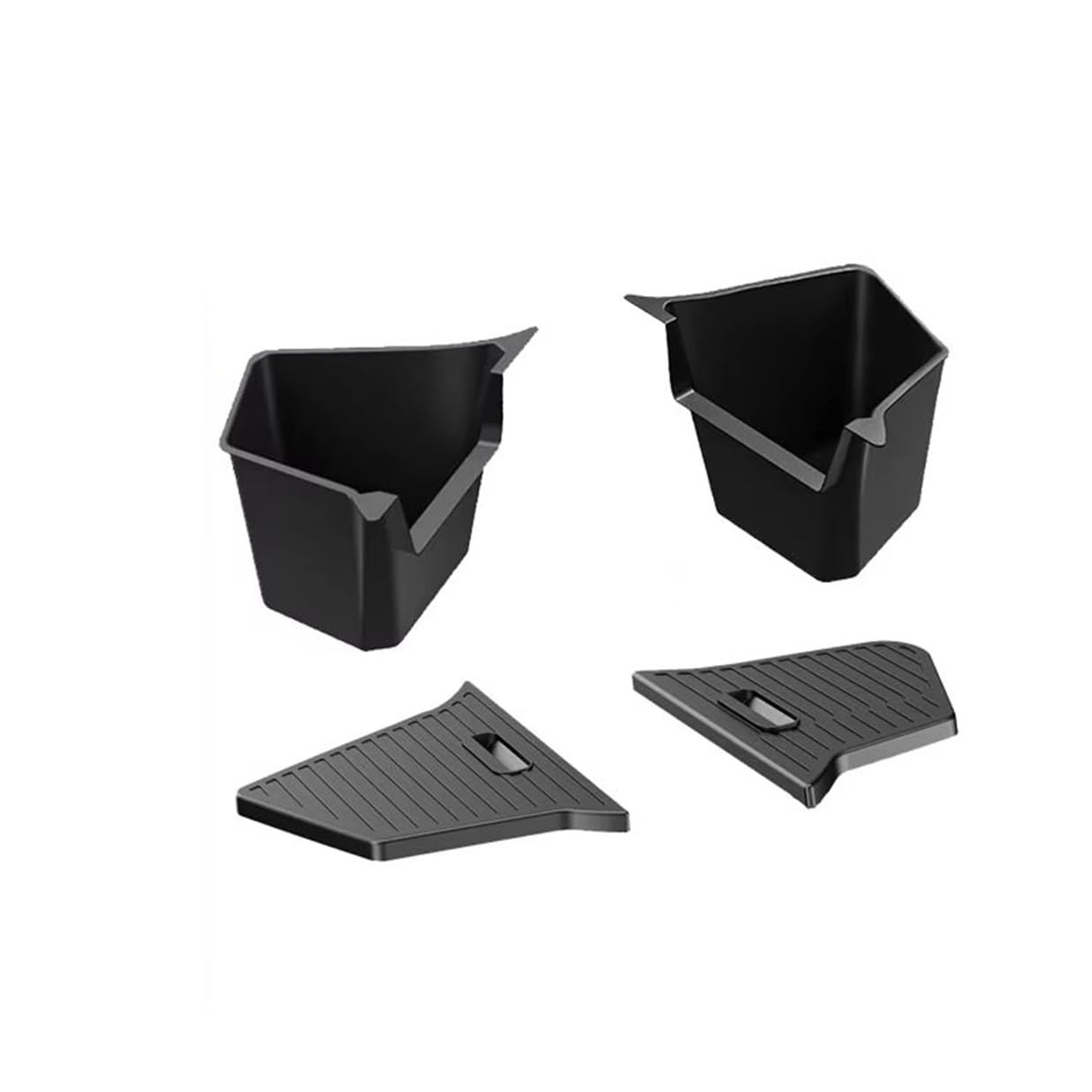 AFBGHLKMB Rear Trunk Parcel Shelf Trunk Organizer For Tesla For Model Y For Juniper For Launch For Refresh 2025 Rear Storage Bins Side Box Organiser Retractable Cargo Cover