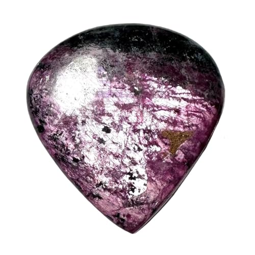 Rubis zoïsite poire pour remplacer vos pierres synthétiques en création bijoux