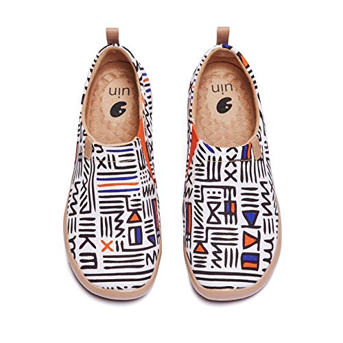 Image of UIN Women's Art Travel Shoes Slip On Casual Cozy Loafers Lightweight Comfort Fashion Sneaker Toledo Ⅰ