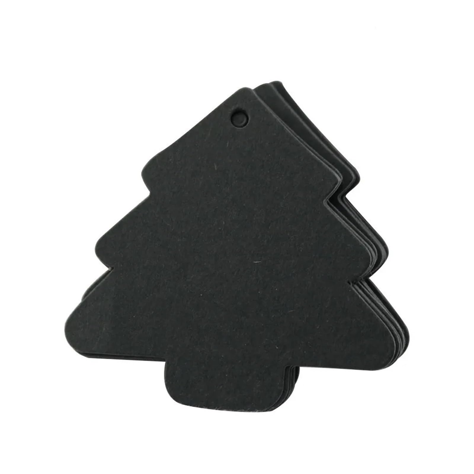 100Pcs Christmas Tree Kraft Paper Tags Vintage Blank Gift for Price Labels DIY Crafts Wedding Party for Wedding Favors