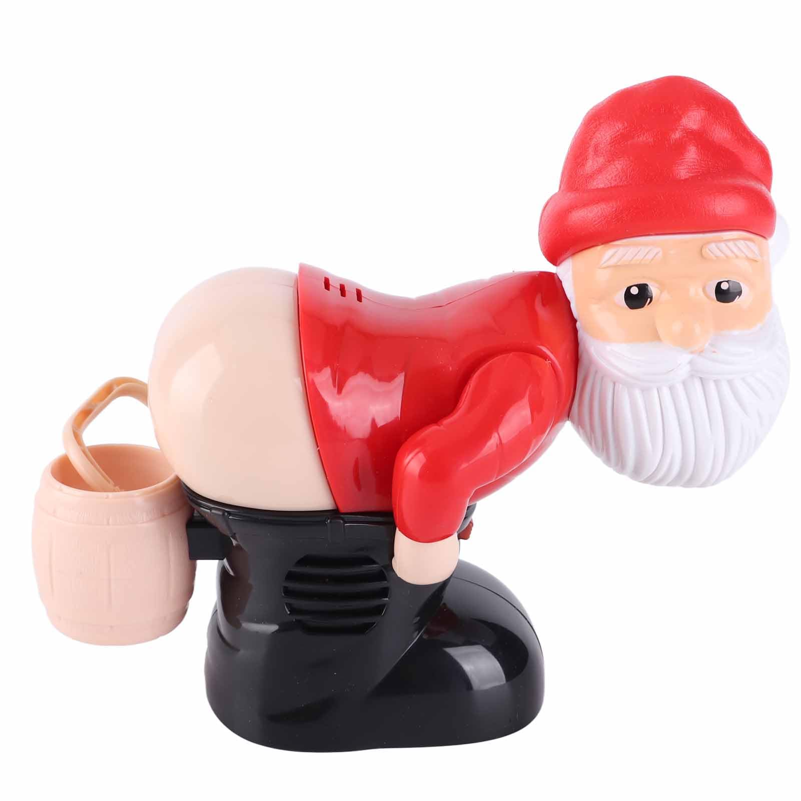 ZJchao Christmas Gnomes Bubble Machine, Bubble Blower Funny Toy Party Music Led Light Colorful Bubbles for Festival Party Carnival Gathering