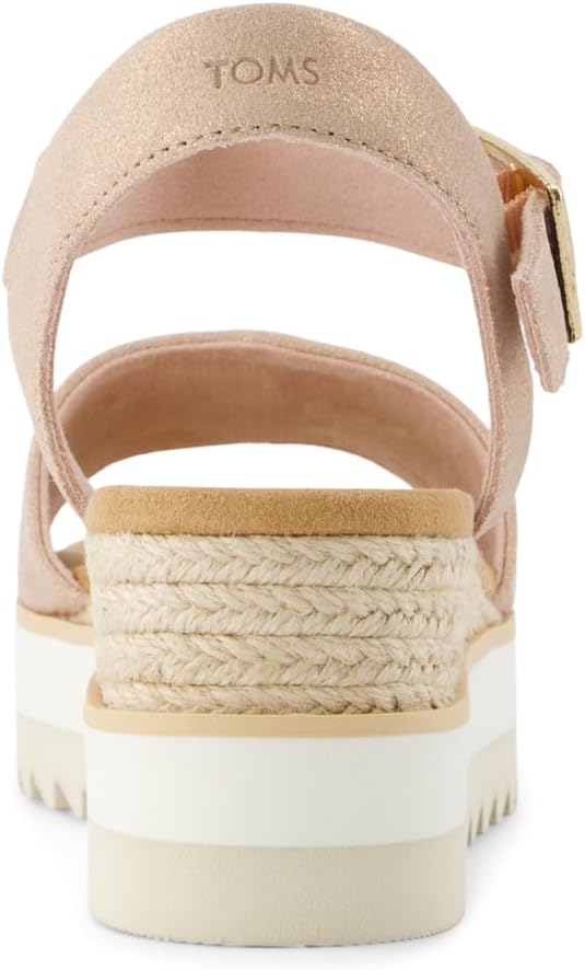 TOMS Women’s Diana Mule Wedge Sandal, Comfortable Slip-On with Cushioned Midsole & Wedge Heel for Day-to-Night Wear - Image 4