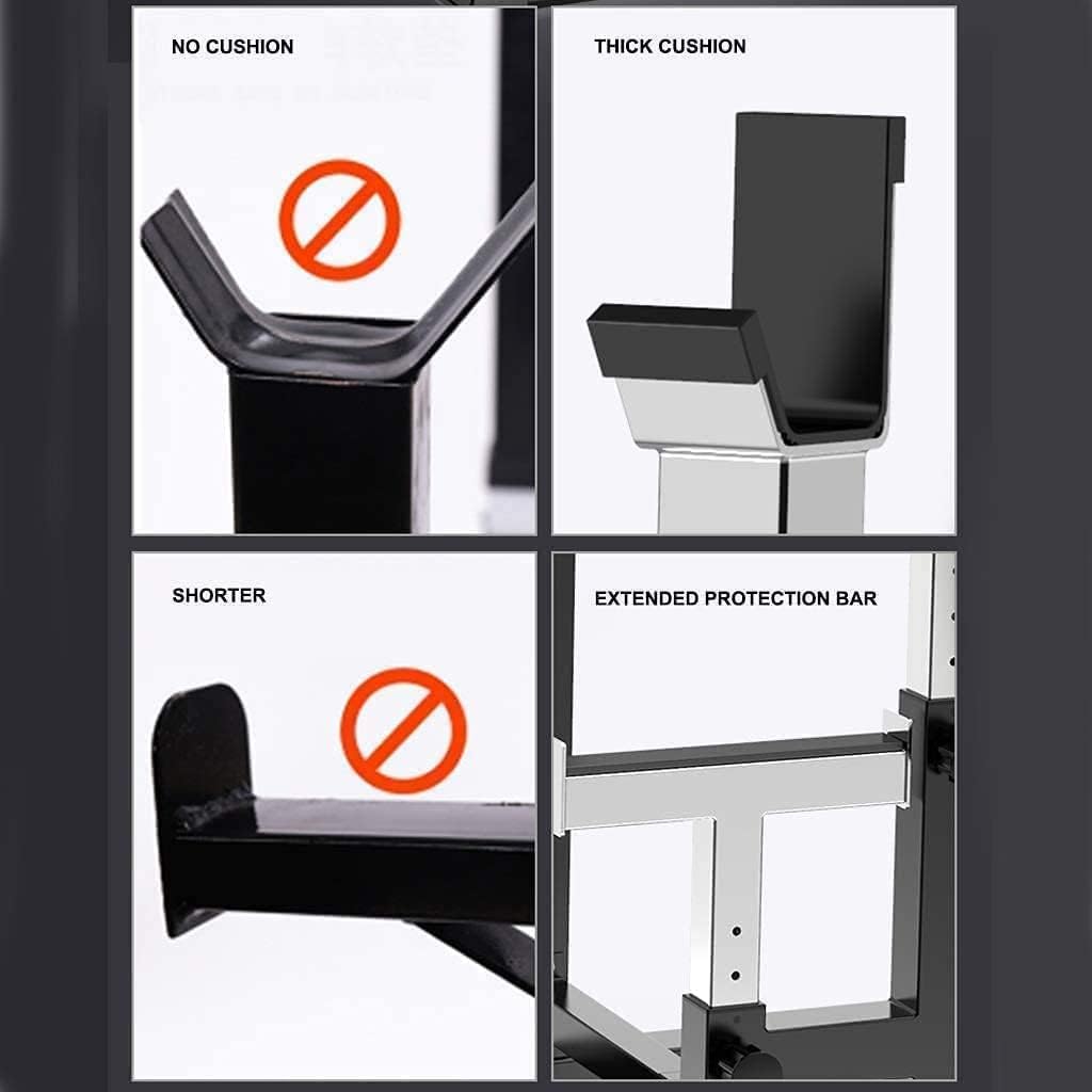 Professional Squat Rack Strength Training Equipment Home Sports Barbell Rack Squat Stand Bench Press Rack Squat Rack Safety Barbell Rack Adjustable Be