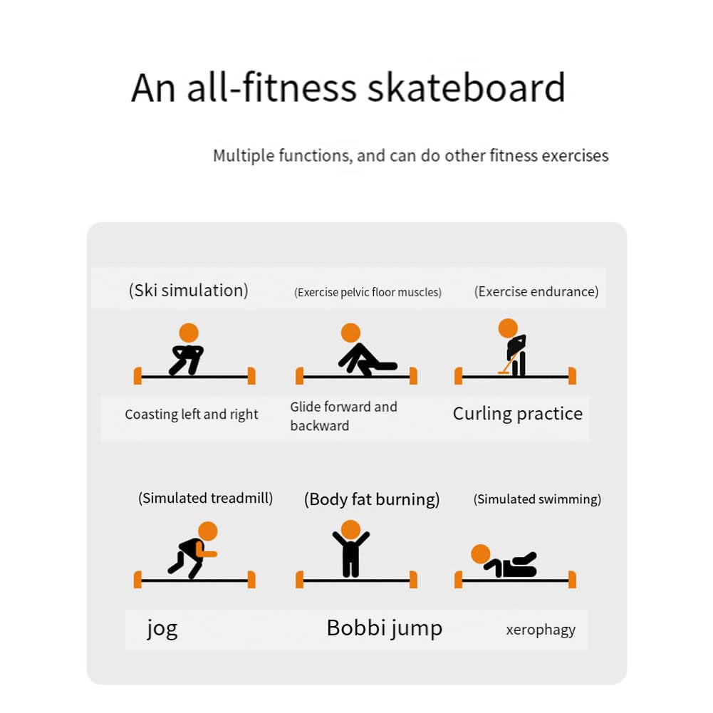Tapis de yoga glissant, pour le sport, le fitness, le fitness, le fitness, l'entraînement de base, le patinage, la planche d'entraînement des jambes, équipement de fitness, durable