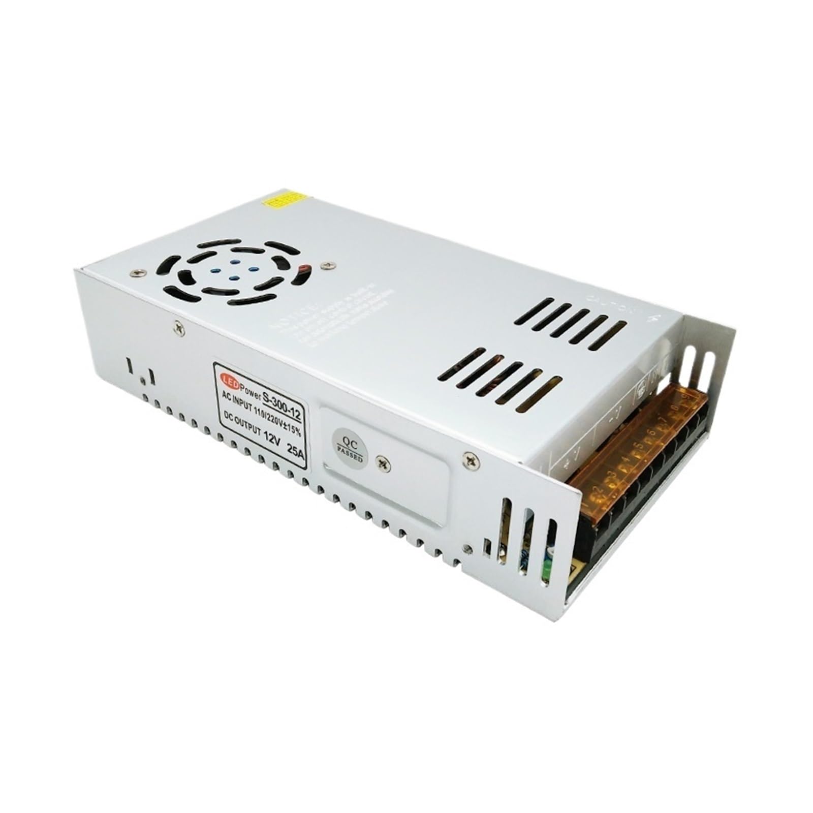 Alimentation LED 12V 25A 300W | Transformateur DC pour puce de réfrigération