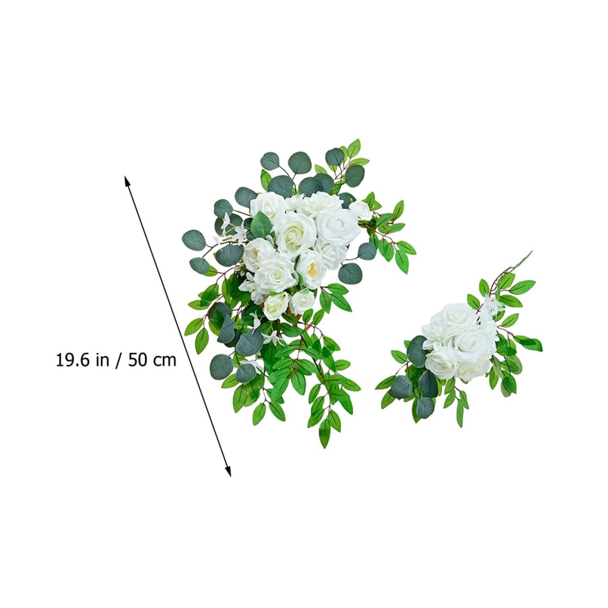 Künstlicher Blumenbogen aus Seidenstoff Langlebige Hochzeitsdekoration für Empfang und Events Einfache Anwendung Tischdeko für Hochzeit und Feier