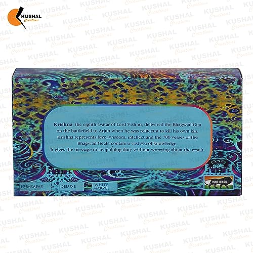 Image of 24K Gold Plated Religious Frame Photo Frame with Charan Paduka Return Gifts for Home Puja Office (RADHA KRISHANA)