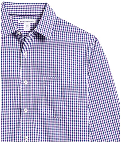 Image of Amazon Essentials Men's Regular-Fit Long-Sleeve Casual Poplin Shirt, Button Front, Business Casual, Collared
