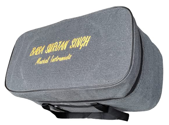 Baba Surjan Singh & Sons Tabla Set Bag grey - Image 3 thumbnail