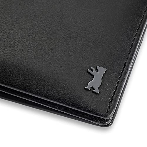 Berliner Bags Premium Leather Men’s Wallet, Billfold With Coin Pocket For Men (With Id Flap, Black) #TOP7