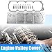 X AUTOHAUX Engine Block Valley Cover Kit with Gasket Bolt No.12610141/12598832 LS2 LS3 LS7 for Chevrolet Silverado 1500 07-13 for GMC Sierra