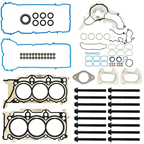 Image of 3.6L V6 Head Gasket Set Compatible with Dodge Grand Caravan Journey 2011-2020, Jeep Grand Cherokee Wrangler Jk 2011-2018, Ram 1500 & Classic C /V Promaster 2012-2020, Volkswagen Routan 2011-2014