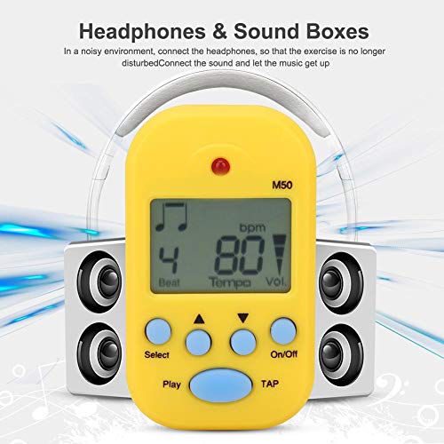 Mini métronome portable Tempo de battement numérique multifonctionnel adapté au tambour de guitare de violon de piano… - Les Beatles, Paul McCartney, John Lennon, RIngo Starr, George Harrison Mini métronome portable Tempo de battement numérique multifonctionnel adapté au tambour de guitare de violon de piano… – Image 5