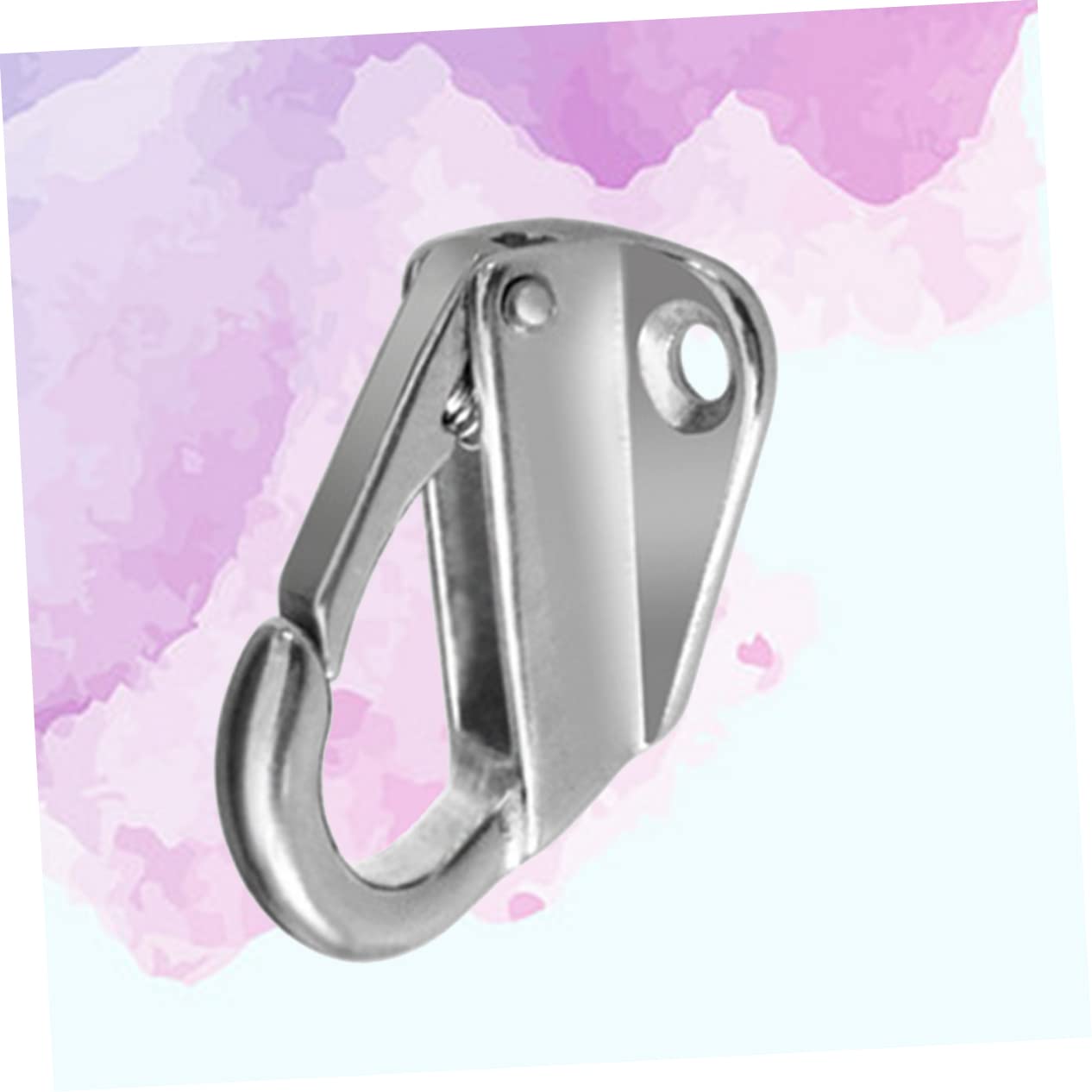 TOGEVAL Boating Carabiner Marine Grade Stainless Steel Boat Hook Pole for Pontoon Accessories