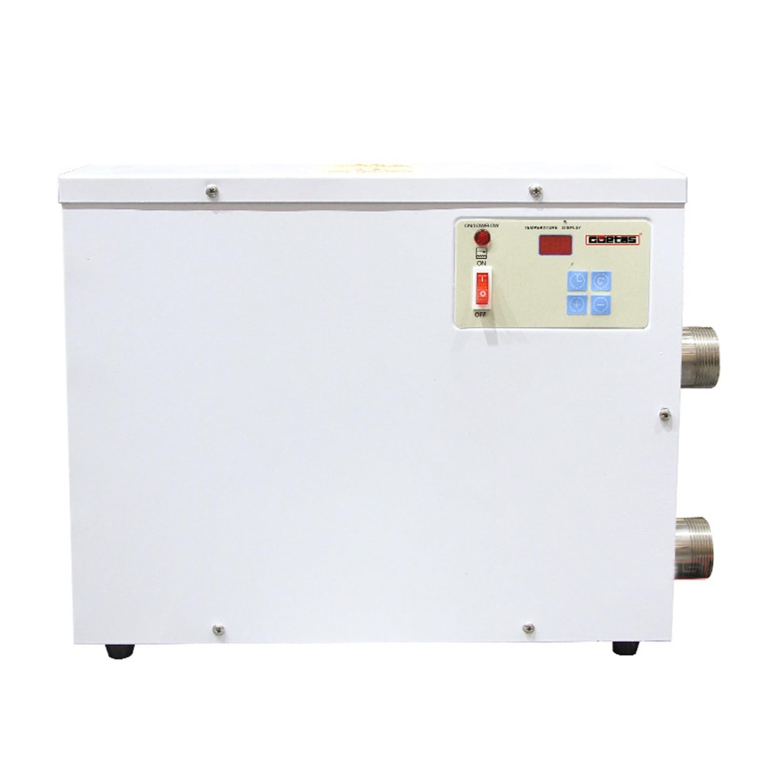 EDEDE Riscaldatore Elettrico, 5.5/9/15KW Bagno Riscaldatore a Temperatura Costante Piscina Riscaldatore Elettrico Termostato Attrezzatura Circolazione dell'Acqua Macchina di Riscaldamento(5.5KW)