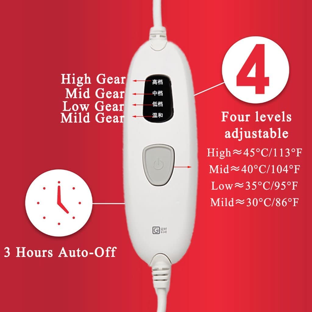 New Electric Blankets Kleine Elektrische Deken Sjaal Elektrisch Gooi Zachte Fleece Verwarmingsdeken Machine Wasbare Verwarmde Gooi Home Office Gebruik Bezpieczny i praktyczny