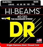 bajo de 5 cuerdas segunda mano Núcleo redondo: sí DR Strings Hi-Beam - Stainless Steel Round Core Lite 5 String 40-120