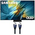 Samsung QN77S95FAFXZA 77 Inch OLED HDR Pro 4K Smart TV with an AudioQuest 2.25M 48Gbps Vodka HDMI Cord (2025)