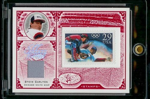 2004 Leaf Century Collection #Steve Carlton Jersey/Stamp 3/92 Chicago White Sox Baseball Card - Mint Condition