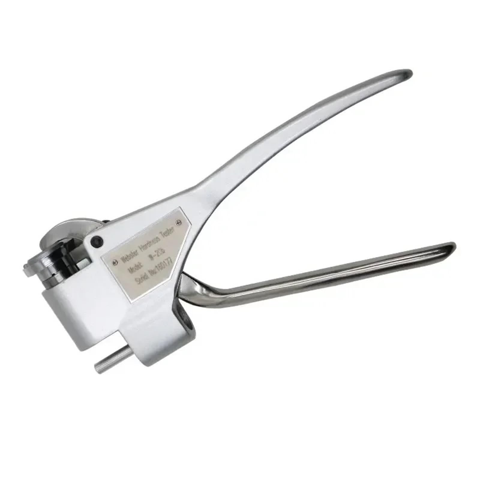 Mthckxjbsuz One Color Hardness Tester, Portable Metal Webster Hardness Tester Aluminum Alloy