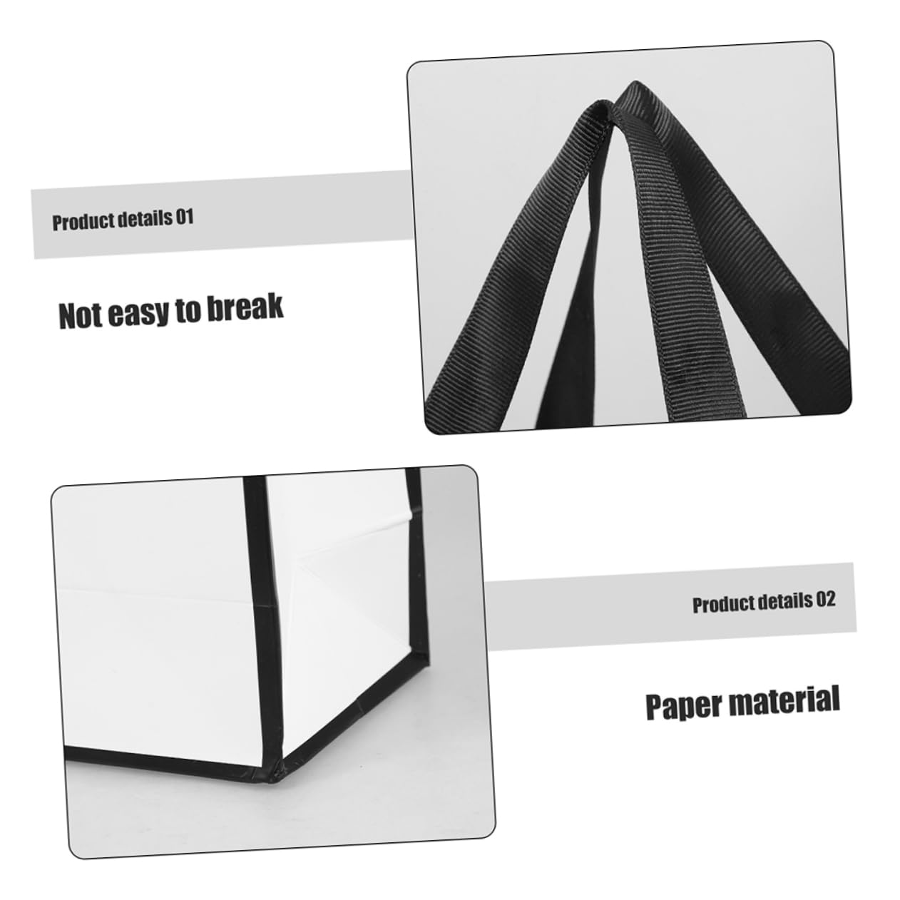 Bolsas de Obsequio de Papel Claras 20 Piezas para Fiesta