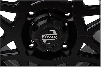 Amazon.com: 4/156 Tusk Tintic Wheel 15x7 5.0 + 2.0 Matte Black For