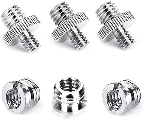 Niewalda 1/4" to 3/8" Tripod Adapter 3/8" to 1/4" Mounting Screws