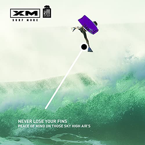 Xm Surf More Bodyboard Leash - Premium Coiled Ez-Fit Wrist Body Board Leash With Plug - Adjustable Neoprene For Arm Support - Regular Strength Cord (0.270In) - Multiple Color Options - Usa Made #TOP1