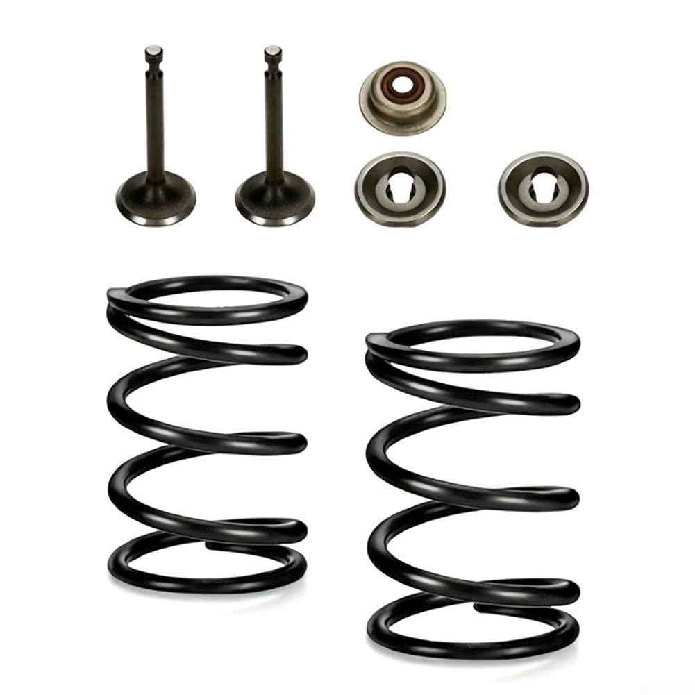 Kit di fermo della molla della valvola di scarico dell'aspirazione compatibile con GX160 per GX200 per operazioni di ricostruzione del motore (188F-190F)