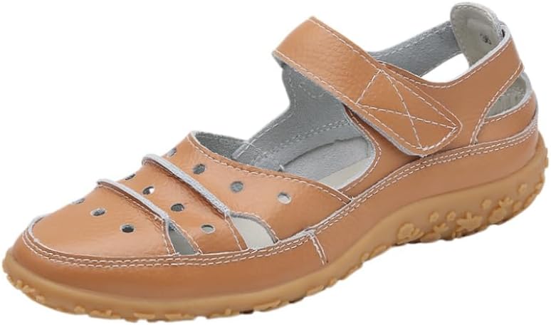 Women's breathable mesh sandals - flat sole, comfortable.