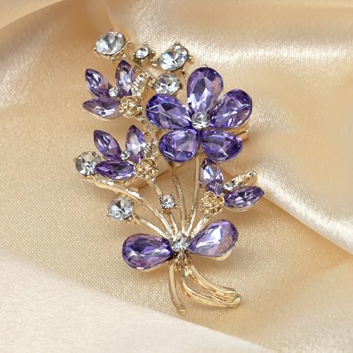 Image of Pretty Elegant Brooch Pin for Women,Flower Brooch Pin Broches for Women's Clothes