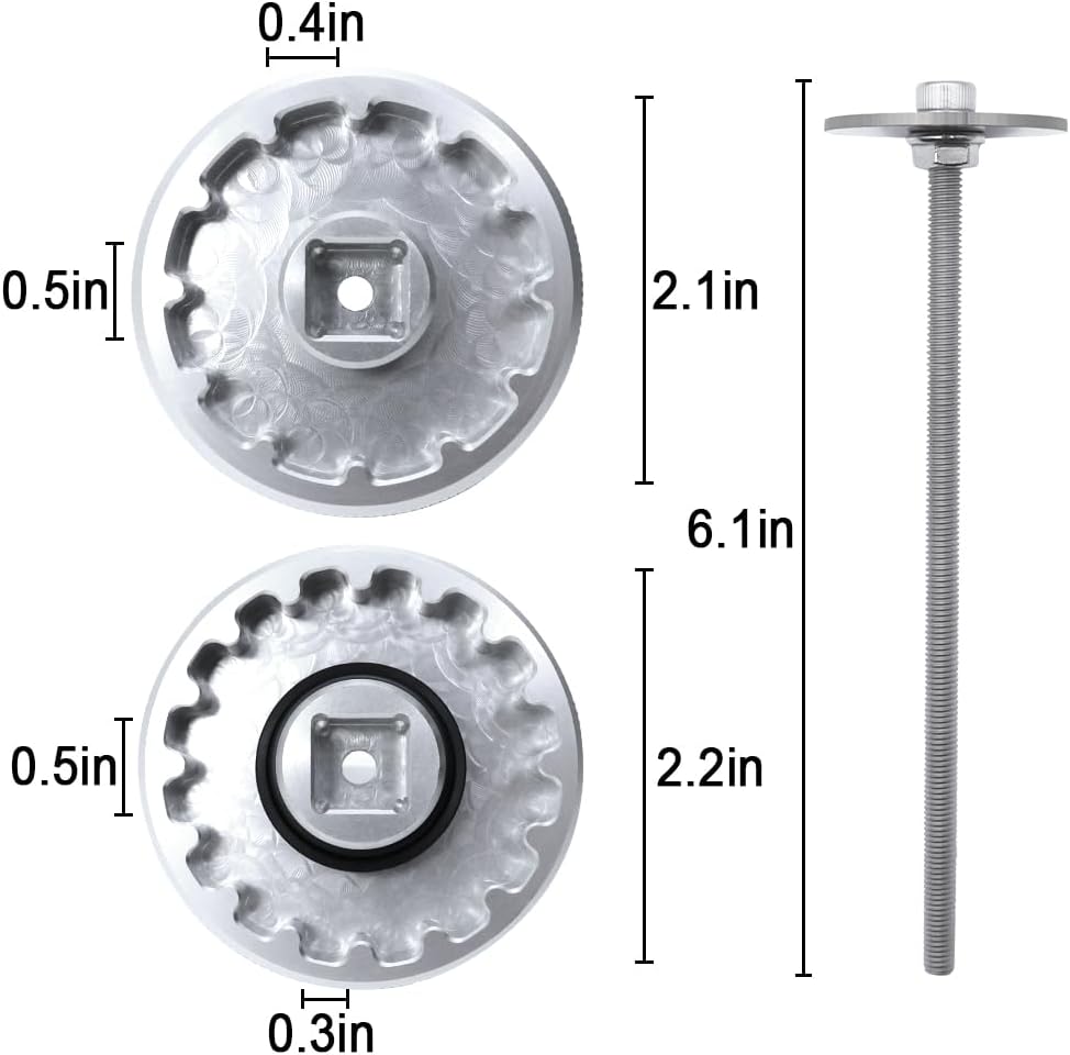 T47 Bottom Bracket Tool, 2 in 1 T47 Bottom Bracket Press Tool， Sturdy Lightweight Cycling Cup Press Tool, for Trek T47BB 12t 16t