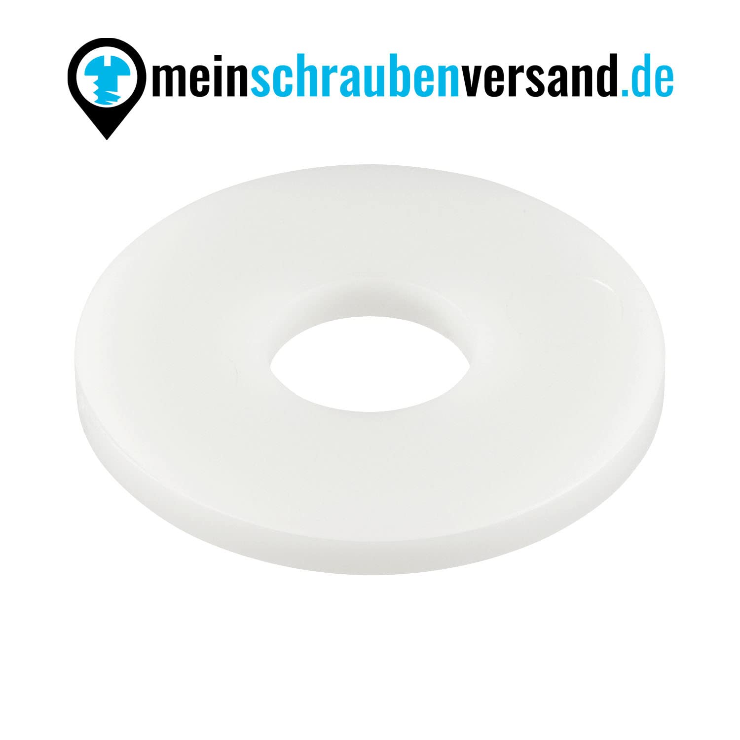 Unterlegscheiben M12 – DIN 9021 / ISO 7093-1 – Polyamid (PA) – Kunststoffscheiben – großer Außendurchmesser – 500 Stück