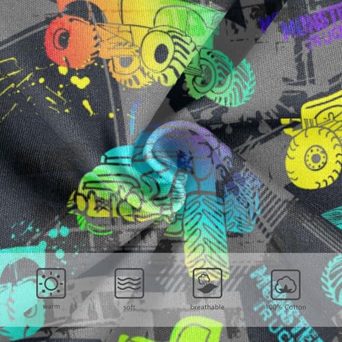 Boys' Exclusive Briefs Toddler Underwear 95% Combed Cotton Boxerbriefs 2T Construction Vehicle Pattern Cars 23