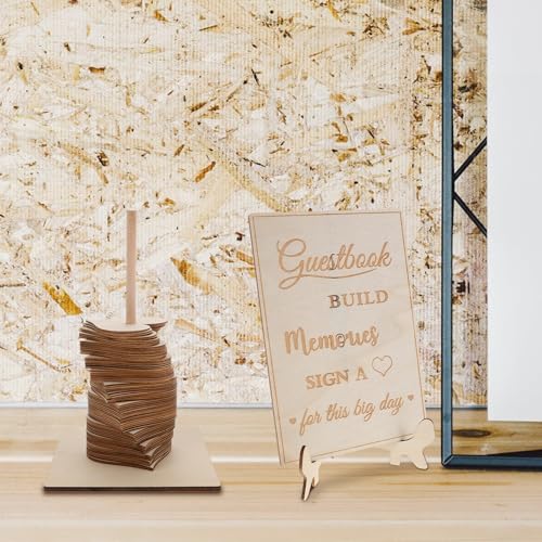 Libro de visitas en forma de corazón para la mesa de invitados de boda 6