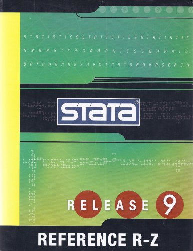Stata Reference R-z (STATA RELEASE 9) 1881228932 Book Cover