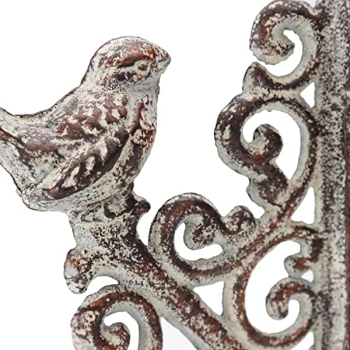 Retrome Vintage Decorative Farmhouse Country Bookends, 2 Pack French Provincial Book Ends, Antique White Retrome Vintage Decorative Farmhouse Country Bookends, 2 Pack French Provincial Book Ends, Antique White