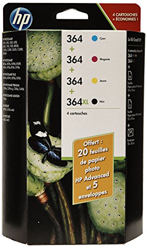 Preisvergleich Produktbild HP CN684EE+CB323EE+CB324EE+CB325 NO.364XL Tintenpatrone
