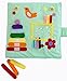 LoveLnE Play with Quiet Book, Montessori Toy Book, Creative and Basic Skill, Educational Toy, Toddler Activity Book, Busy Book, Toy Book