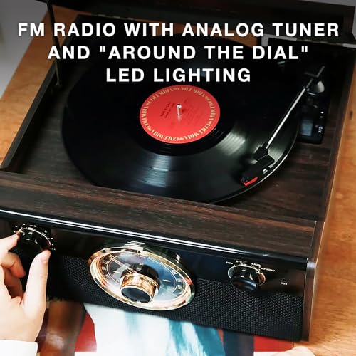 image for Victrola Metropolitan – 4-in-1 Bluetooth Record Player & Multimedia 