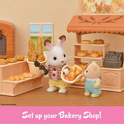 Calico Critters Bakery Shop Starter Set, Toy Dollhouse Furniture And Accessories Set For Red Roof Cozy Cottage, Family Picnic Van #TOP5