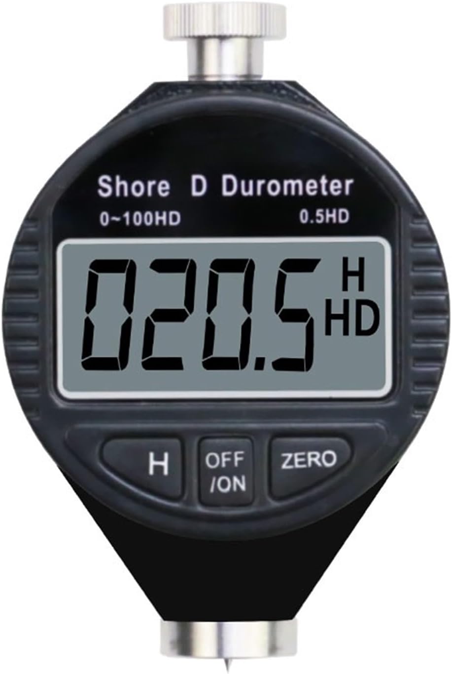 Hardness Testing Equipment Digital Shore Hardness Durometer Digital Hardness Tester Hardness Meter Shore 0-100 A/C/D For Plastic Leather Rubber Multi-resin (Color : Shore D)